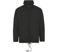 Coupe-Vent Homme - SOL'S - Shift Noir - 100% Polyester - Capuche intérieure - 2 Poches Zippées XXXL