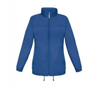 Coupe vent imperméable femme - B&C - JW902 - Taffeta nylon - Capuche avec cordon - Poches élastiquées