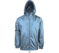 Coupe-Vent Kariban - Bleu ciel - Multisport - Mixte - 100% polyester - Capuche - Poches zippées - K-WAY® XXXL