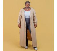 Coupe-vent long et imperméable à capuche, grande taille, automne/hiver 0XL,1XL,2XL,3XL,4XLTissu tissé