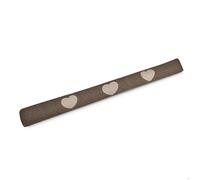 Beautissu Tuuli Bas de Porte 100 cm Poids 1,1 kg en Coton - comme Boudin de Porte ou Boudin de Fenêtre Contre Le Froid - Coussin de Porte Marron Robuste avec Remplissage et Tenue Ferme