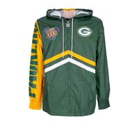 Coupe-vent NFL Undeniable Full Zip pour hommes Grepac vert fonce DARK GREEN S