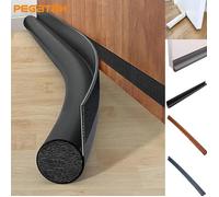 Coupe Vent Pour Bas De Porte, Isolant Pour L'hiver, Bande Météo, Mousse Acoustique De Maison - Noir Multicolore