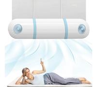 Coupe-vent pour climatiseur - Guide de vent réglable à 270 ° | Anti-soufflage direct, guide de vent de pare-brise, direction du vent anti-souffle, design nid d'abeille pour le salon