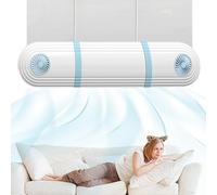 Coupe-vent pour climatiseur, réglable à 270 ° - Direction du vent anti-soufflage - Anti-soufflage direct, guide du vent pour pare-brise, direction du vent anti-souffle, design nid d'abeille pour le