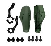 Coupe-vent Pour Navi110 Navi 110 Protection En Plastique PP Protège-mains Avec Support Accessoires De Moto Alliage D'aluminium Plastique ABS(Green)