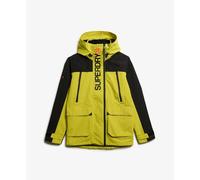 Superdry M5012240a Windbreaker Jacket Jaune S Homme