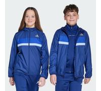 adidas Unisex Kinder TIBERIO WINDBREAKER, dark blue/team royal blue/glow blue, 15-16 Years