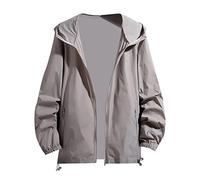 Coupe-Vent Velo Homme Cycliste - Softshell Homme Randonnée Veste Imperméable d'alpinisme Coupe-Vent Protection Solaire Trench Manche Longue Veste Extérieur Manteau Grande Taille Survêtement Haut