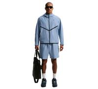 Coupe-vent zippÃ© en maille Nike Bleu M