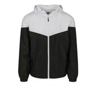 Coupe-vent zippé bicolore - URBAN CLASSICS - Noir - Homme - Adulte - Moderne S