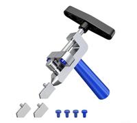 Coupe-verre 2 en 1 avec machine de découpe à rouleau intégrée et pince à écraser pour application de carrelage, verre et miroir