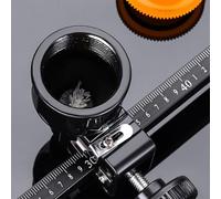 Coupe-verre circulaire professionnel avec pointe en carbure pour couper 12-20 cm de diamètre, avec huile de coupe et gants pour les amateurs et (B)