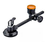 Coupe-verre facile à utiliser pour les amateurs - Outil de coupe de cercle professionnel réglable pour cercles de 12 cm à 20 cm (D)