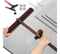 Coupe-verre manuel pour carrelage 0,9 m Machine de découpe professionnelle pour miroir de sol en céramique avec pince à carrelage 4 pièces en alliage couteau de coupe couteau de roue grand T 0.9m