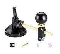 Coupe-verre professionnel pour bricoleurs - Outil de précision avec performance de coupe stable pour cercles de diamètre de 12 cm à 20 cm (B)