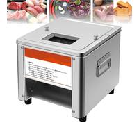 Coupe-viande électrique - Trancheuse de viande en acier inoxydable 850 W pour cuisine, restaurant et supermarché - Trancheuse alimentaire de qualité commerciale