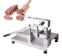 Coupe-viande manuel en acier inoxydable pour usage domestique et commercial, prépare efficacement le poisson, le poulet, le bœuf et les légumes