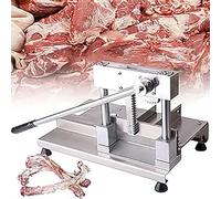 Coupe-viande manuel - Hachoir efficace pour os, côtes et viandes pour la maison et les cuisines commerciales - Trancheuse polyvalente pour poisson, poulet, bœuf et légumes