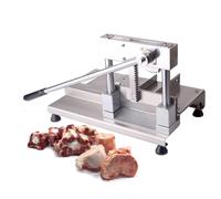 Coupe-viande manuel robuste pour barbecue coréen, casserole chaude et poulet, trancheuse multifonction avec corps en acier inoxydable lavable