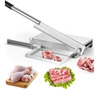 Coupe-viande manuel - Trancheuse de poulet robuste pour cuisine, bœuf, chèvre, cochon, poisson, utilisation commerciale pour barbecue et casserole chaude