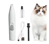 Coupe-viande pour chien, rasoir électrique silencieux rechargeable, tondeuse électrique pour chat pour nœuds de pelle, pour enlever et terminer les poils de chiots et chatons
