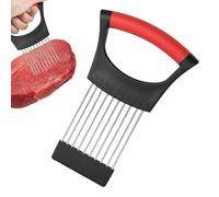 Coupe-viande pour trancher, support pour tranche d'oignon, porte-couteau hachoir à citron de cuisine, outil pour trancher les aliments pour oignon, viande, pommes de terre et citron