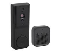 Coupée de Porte Vidéo sans Fil, Caméra de Porte Smart HD avec Objectif Grand Angle de 130 °, Conversation 2 Voies, Détection de Mouvement, Stockage de Nuages d'applications
