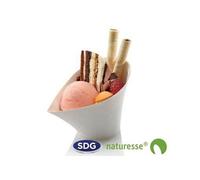 Coupelle à Glace en Pulpe de Cellulose 12x9 cm x 400