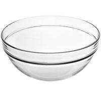 Coupelle Arc En Verre Trempé Modèle Empilable Avec Dimensions De 26 Cm