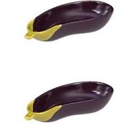 Coupelle Aubergine 16x8 cm (lot de 2) Table passion