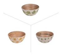 Coupelle Bali 15 cm (lot de 3) - Table Passion - Décoré - Bambou G