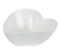 Coupelle Cœur 15 cm (lot de 6) - Table Passion - Blanc - Porcelaine Blanc G