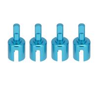 Coupelle Différentielle RC Pour Tamiya Pour TT01 Pour TT02 TT01D TT01E DF-02 M05 M06 1/10 4 Pièces Boîte Vitesses En Métal Joint Tasse Différentiel Diff RC Mise À Niveau Voiture(Blue)