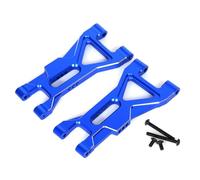 Coupelle Direction RC pour Arrma pour Gorgon 4x2 1/10 Amélioration Métal Moyeu Direction Porte-moyeu Bras Suspension Pièces Détachées Voitures Monster Trucks RC(Blue,Front Lower Arm)