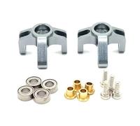 Coupelle Direction RC pour FMS FCX24M pour Camel D90 D110 pour Defender First pour Range pour Rover Found 1/24 Coupe Direction Avant Métal Pièces Détachées Voitures RC(Gray)