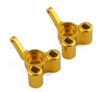 Coupelle Direction RC pour HSP 94155 94166 pour Nitro 1/10 Aluminium pour Porte-moyeu Arrière Direction (Gauche/Droite) Accessoires Voitures Télécommandées(Gold,06044)