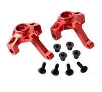 Coupelle Direction Rc Pour RGT 86100 1/10 Coupelle De Direction En Métal Rc Tout Pour Terrain Voiture Camion Véhicules À Chenilles Pièces Et Accessoires Mises À Niveau Remplacements(Red)