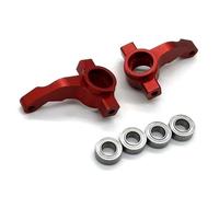 Coupelle Direction RC pour Tamiya pour Fighter pour Nxgen DT04 58741 1/10 Mise À Niveau Métal Tasse Direction Télécommande Réparation Voiture Modifier Pièces Accessoires(Red)