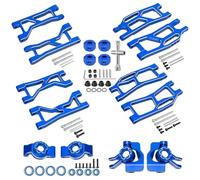 Coupelle Direction RC pour Traxxas pour Mini pour Maxx X pour XRT pour VXL 3S Bras Suspension Inférieurs Supérieurs Avant Arrière Moyeu C Siège Axe Tasse Direction Pièces Voiture RC(Blue)