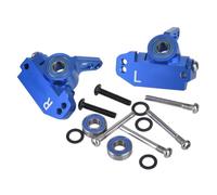 Coupelle Direction RC pour Traxxas pour Slash pour Stampede pour Rustler pour Raptor 1/10 Blocs Direction Avant Pièces Détachées Camions Voitures Radiocommandés 2 Roues Motrices(Blue)