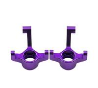 Coupelle Direction RC pour WLtoys 244016 pour Losi Micro B/T 1/24 Améliorations Métalliques Blocs Direction Avant Et Fusées D'essieu Aluminium Pièces Et Voitures Radiocommandées(Purple)