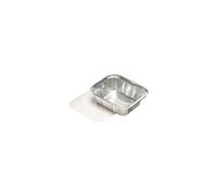 Coupelle en aluminium, avec couvercle, 500 ml