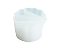 Coupelle Fendue en Silicone, Silicone Paint Pouring Split Cup Réutilisable 2/3/4/5 Canaux Couler la Peinture Split Cup Acrylique Pour Cup pour verser la Peinture Acrylique Fluid Art Resin