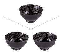 Coupelle Lava assortie 11,5 cm noire (lot de 3) Table passion