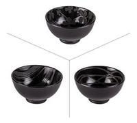 Coupelle Lava assortie 9,5 cm noire (lot de 3) Table passion