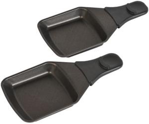 coupelle TEFAL lot de 2 poelons à raclette carrées