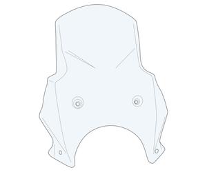 Coupelle Translucide Pour Triumph TIGER SPORT 660 2022 Prête À Être Montée