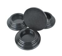 Coupelles Pour Roulettes De Piano, Roulettes De Piano En Caoutchouc Massif, Protections De Sol Pour Pieds De Piano, Sous-Verres Pour Piano, Patins Antidérapants Et Anti-Bruit,Upright piano/4pcs