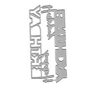 Couper Dies Pour Carte Faisant Des Lettres De Joyeux Anniversaire En Métal Couture Dies Matrices Photo Artisanat En Papier Décoration De Cartes Artisanat